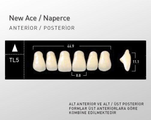 New Ace & Naperce - TL5 Formu - (1 Kutu = 4 Takım) A3.5