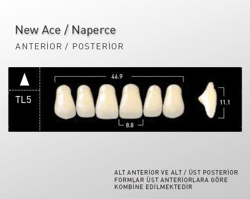 New Ace & Naperce - TL5 Formu - (1 Kutu = 4 Takım) NW0.5