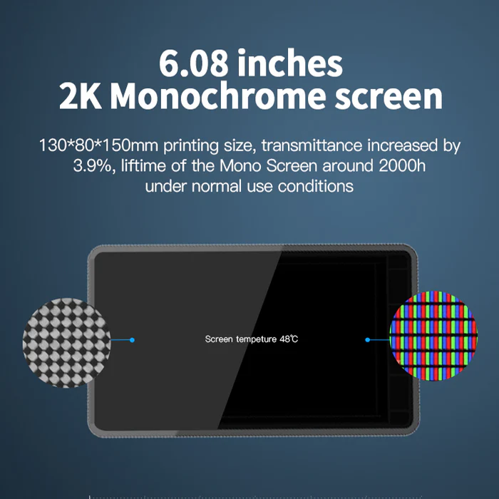 2K Mono LCD Screen