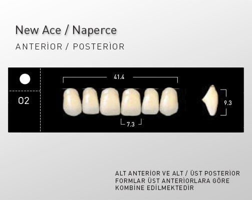 New Ace & Naperce - O2 Formu - (1 Kutu = 4 Takım) A4