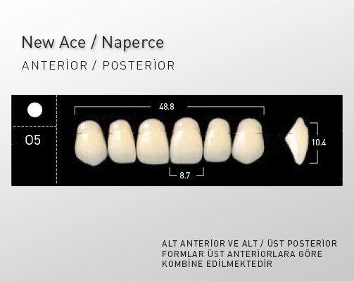 New Ace & Naperce - O5 Formu - (1 Kutu = 4 Takım) A4