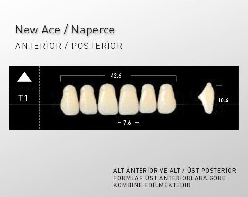 New Ace & Naperce - T1 Formu - (1 Kutu = 4 Takım) A3.5