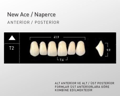 New Ace & Naperce - T2 Formu - (1 Kutu = 4 Takım) NW0.5