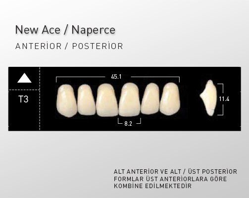 New Ace & Naperce - T3 Formu - (1 Kutu = 4 Takım) C4